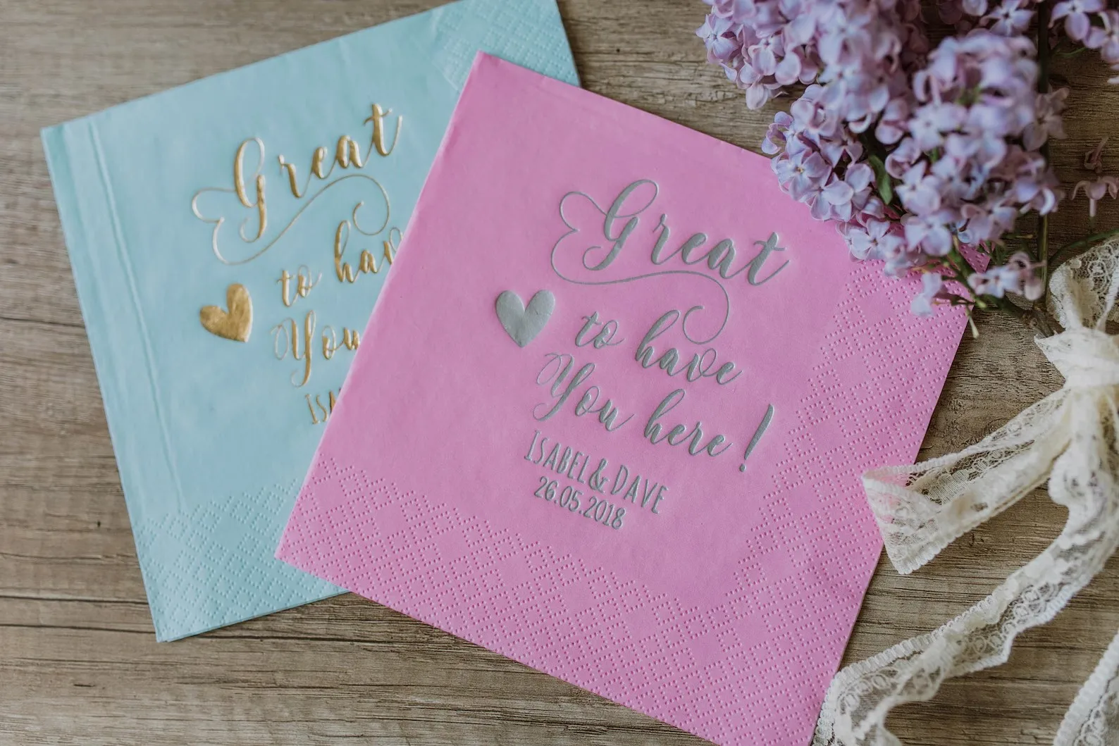 50 Lunch Personalisierte Servietten Hochzeit персонализированные салфетки индивидуальные Buxus tipo du da