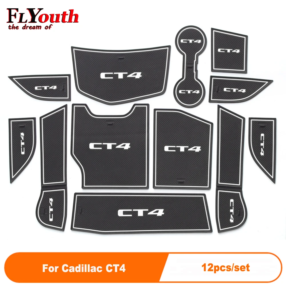 

12 шт./комплект, Противоскользящие коврики для Cadillac CT4