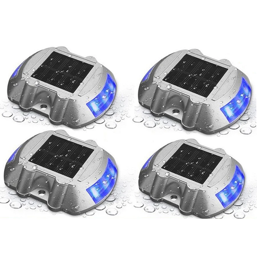 

Solar Deck Lights Driveway Dock Lights Waterproof Outdoor Security Warning Step Lights For Sidewalk Garden Courtyard Pathway