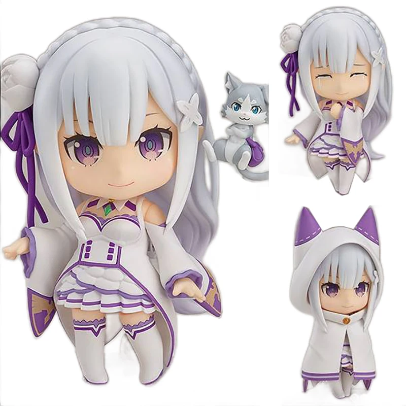 

100% оригинал, хорошая улыбка, Nendoroid ГСК 751 Re0 Re: нулевая стартовая жизнь в другом мире, экшн-изменитости, 10 см