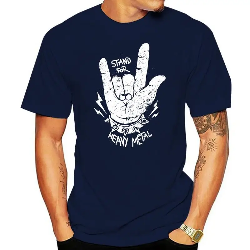 

Stand for Heavy Metal Rock Mand Punk Ska MENS Short Sleeve T-Shirt women tshirt