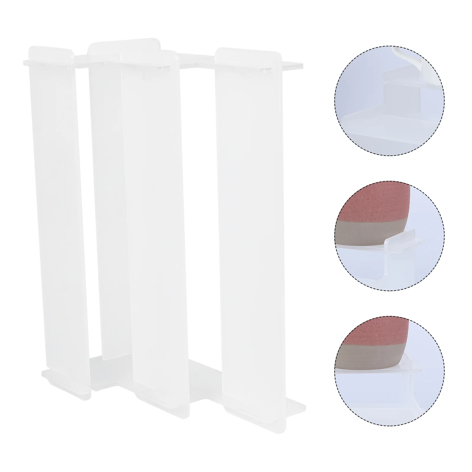 

Display Stand Acrylic Shelf Riser Rack Risers Cake Dessert Figure Clear Showing Table Cupcake Iron Set Organizer Jewelry Fair