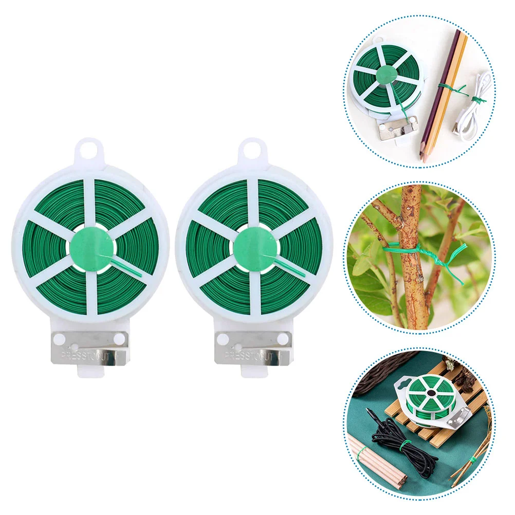 

Tiestie Tree Wire Garden Support Vine Twinegreen Binding Strapflexible Growing Staking Gardening Supplies Forstake Cabletying