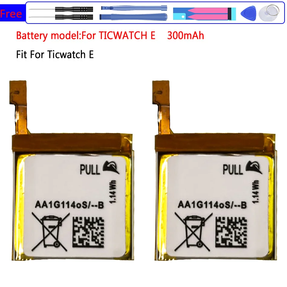 

Сменная батарея для Ticwatch 2 2nd Ticwatch 2 WE11056 для Ticwatch 1 46 мм для TicwatchE для TicwatchS