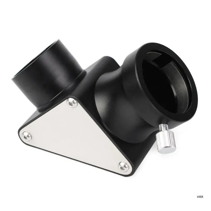 

1.25 inches 90 Degree Zenithal Mirror Diagonal Adapter Erect Images Fully Metal for Refracting Telescope Eyepiece Lens