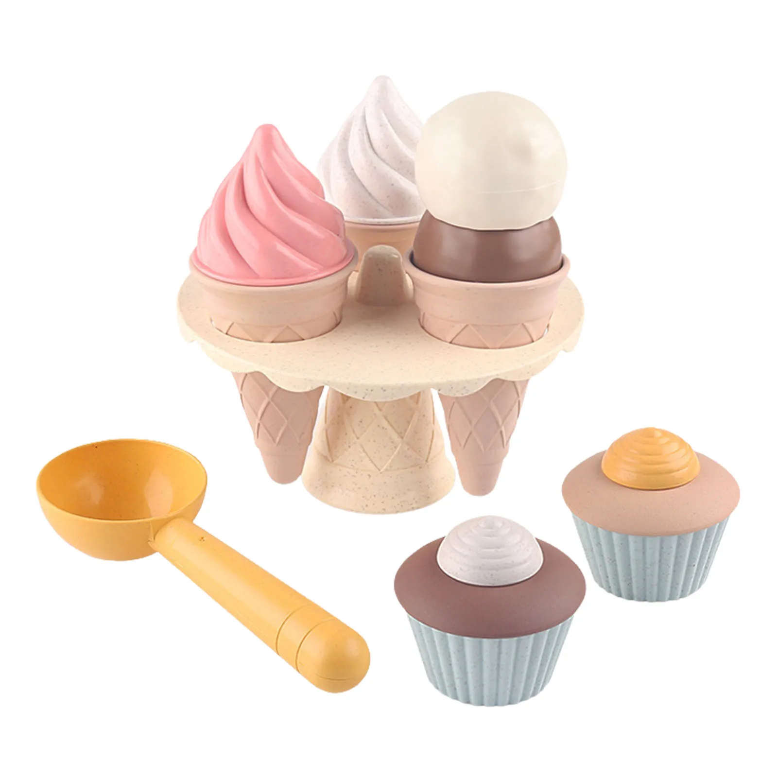 

Детский пляжный набор для приготовления мороженого с ложкой