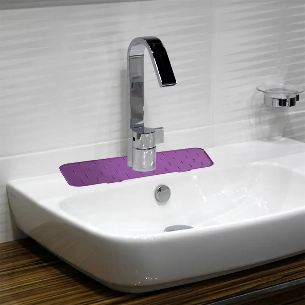 

Faucet Mat Moisture-proof Flexible Lightweight Behind Faucet Sink Splash Guard Kitchen Accessories