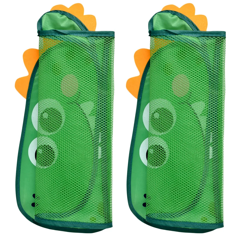 

2 Pcs Toy Storage Bag Bathroom Pouch Organizer Toys Hanging Holder Kid Multipurpose Mesh Bags