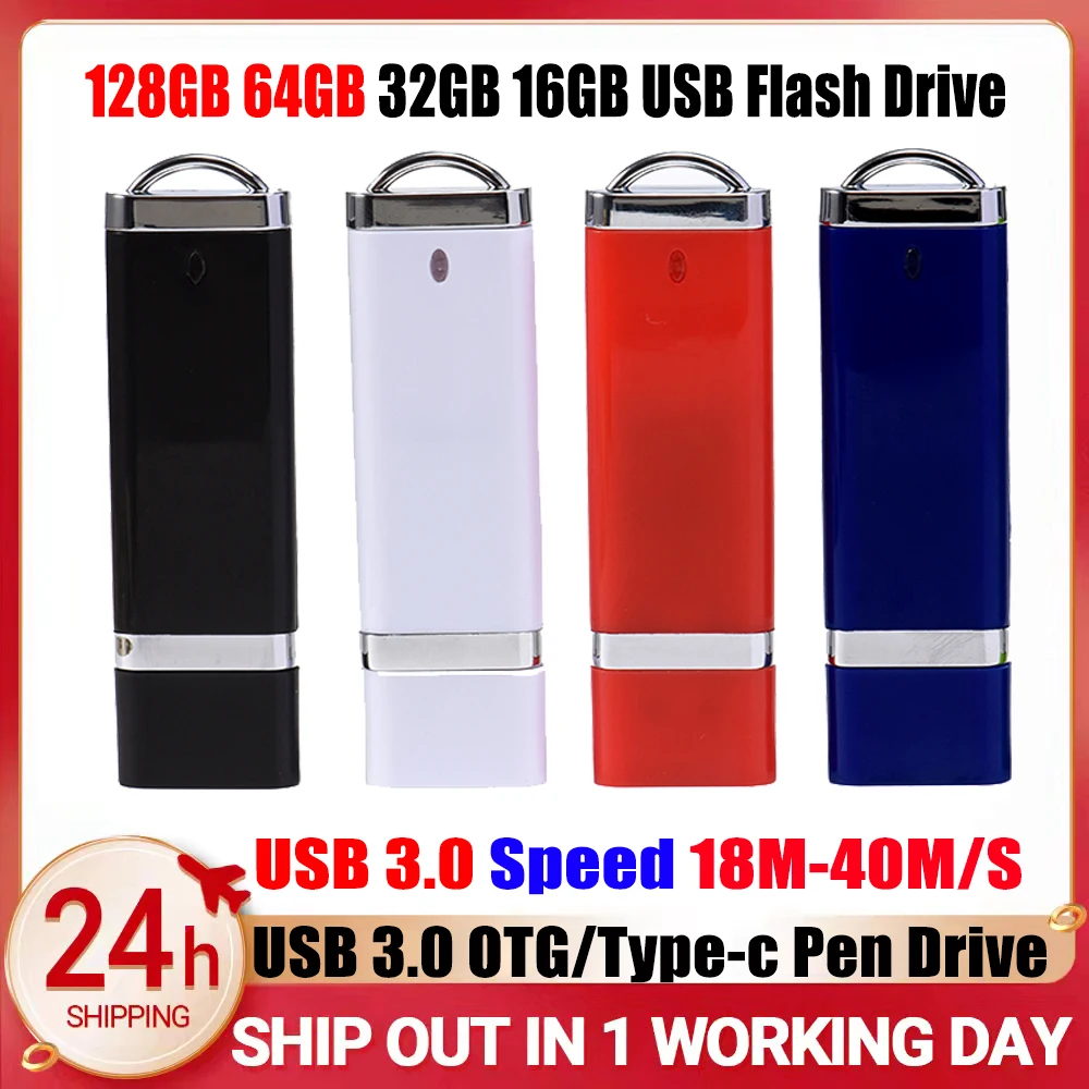 

128 GB USB 3.0 High Speed Type-C Pen Drive 128GB USB Flash Drives 64GB 32GB 16GB 3 IN 1 OTG Cle Memoria USB Stick Flash disk