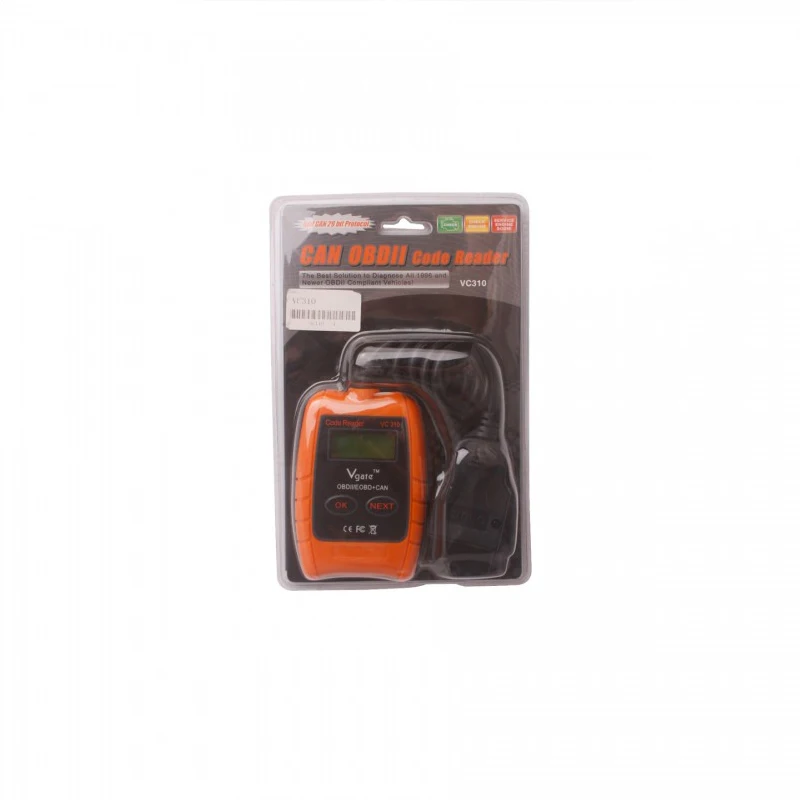 

Vgate VC310 OBD2 OBDII EOBD CAN Auto Scanner Code Reader & Cleaner Car Diagnostic Tool