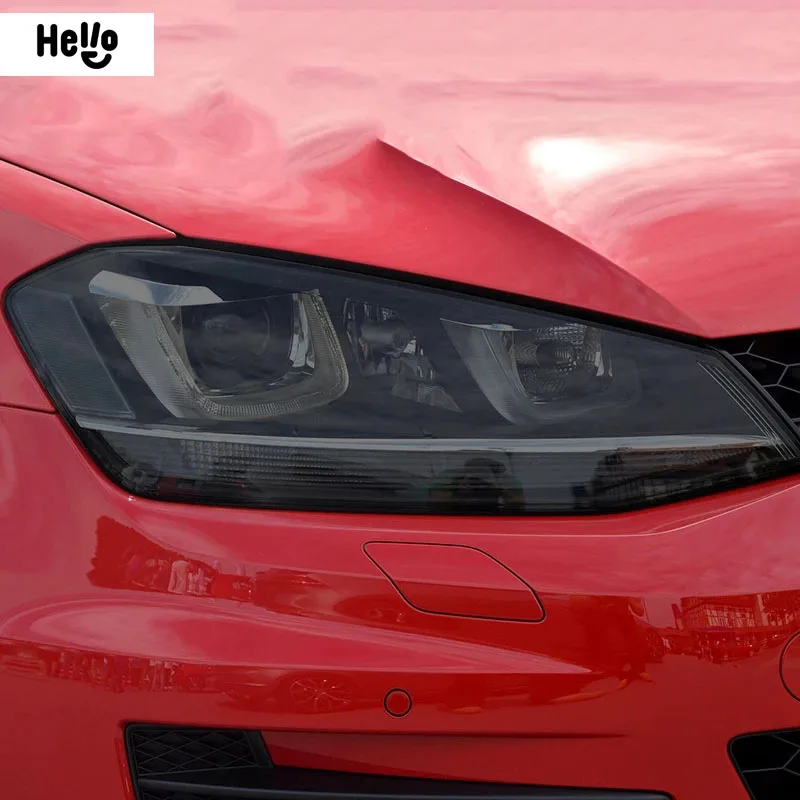 Тинт для автомобильной фары Черная защитная пленка прозрачная наклейка из ТПУ