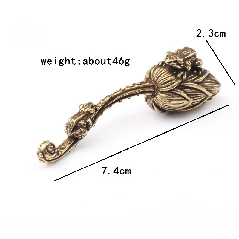 

Миниатюрная медная статуэтка лягушки мать и ребенок