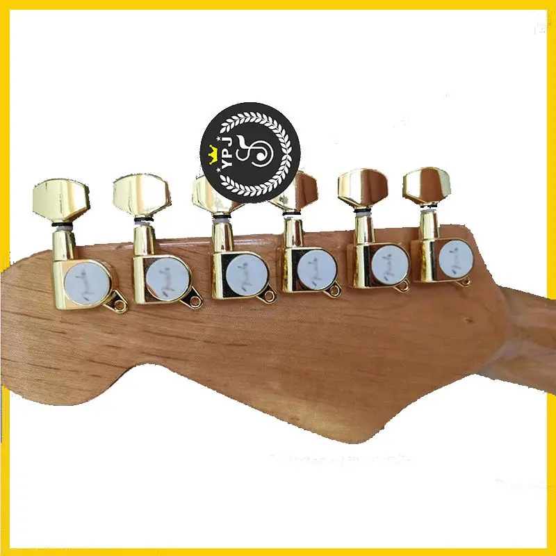 

For Strat Electric Guitar Tuners Tuning Pegs Keys Machine Heads Set of 6R Right Gold Guitars Accessory