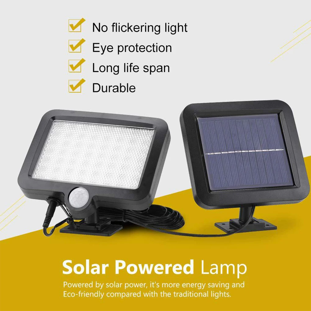 

Solar Wall Light Body Induction Sensor Powerful Brightness Lamp Wall-mounted Motions for Outdoor Garden Yard Type 1