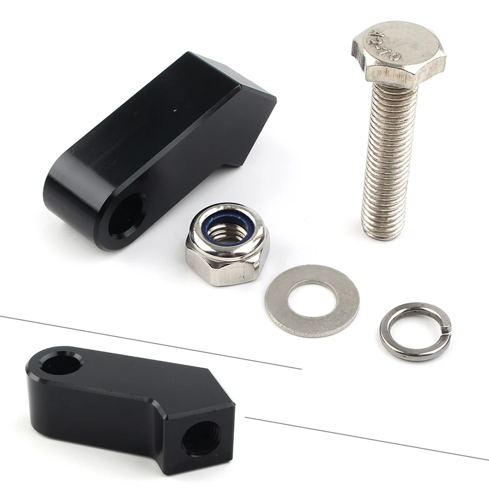 Черный кронштейн монтажного блока фар с ЧПУ для мотоцикла Harley Custom внутренним