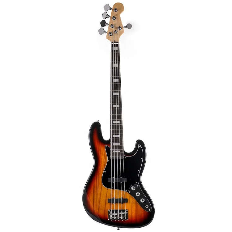 

Factory hot sale String Instruments Five String Electric Bass Guitar