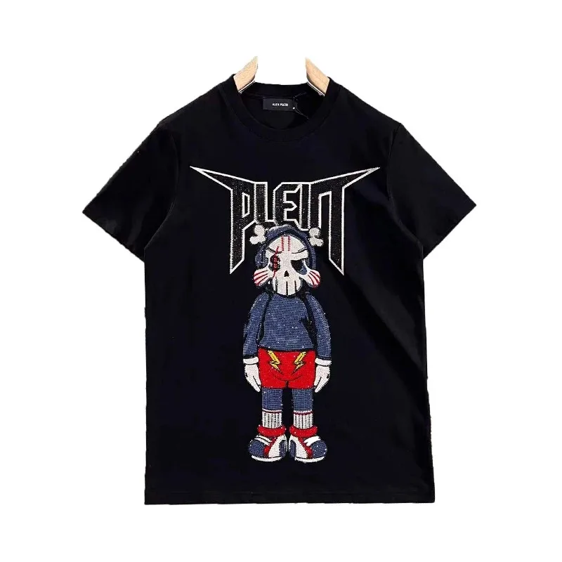 Летняя мужская футболка с коротким рукавом и круглым вырезом