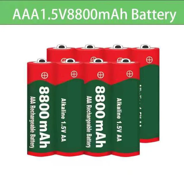 

20PCS AAA 8800 mah rechargeable battery AAA 1.5 V 8800 mah Rechargeable New Alcalinas drummey +1pcs 4-cell battery charger