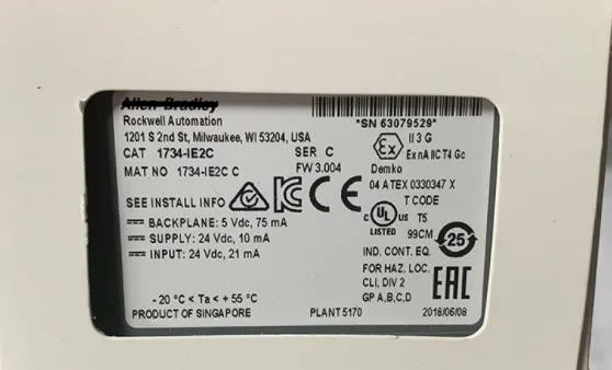 

Новый оригинальный модуль 1734-IE8C