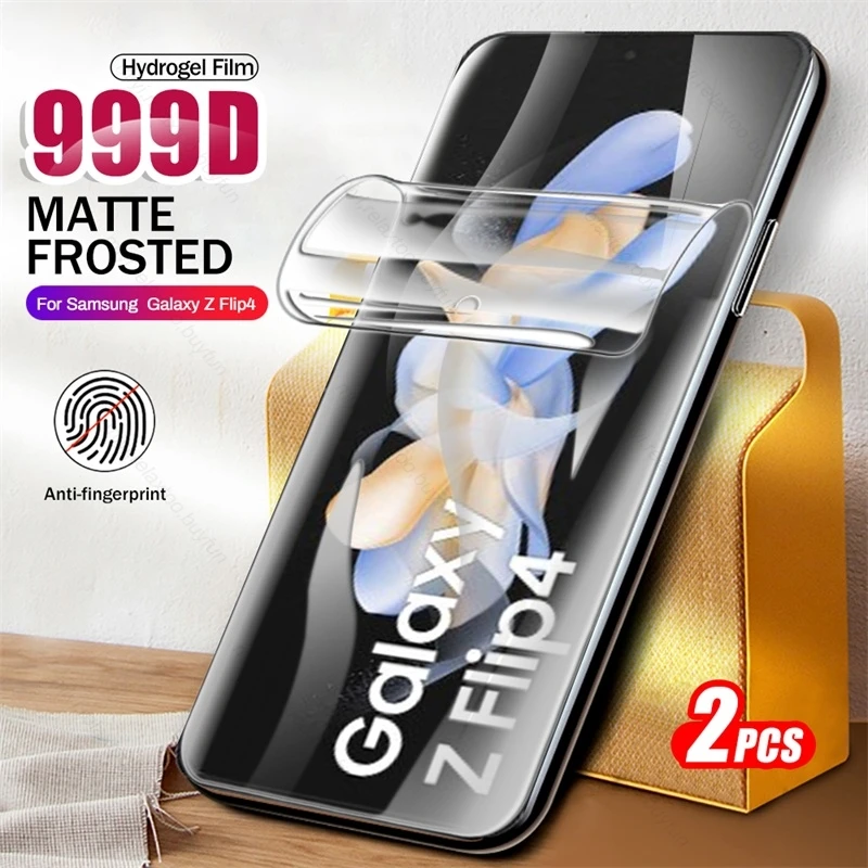 

2 шт. 999D матовая Гидрогелевая пленка для Samsung Galaxy Z Flip4 Flip 4 5G, защита экрана, не стекло на Sumsung ZFlip4 ZFlip 4