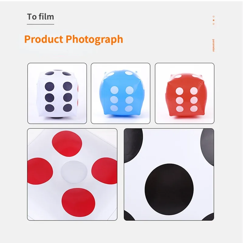 

Casino Theme Party Inflatable Dice Balloon Playing Cards Dice Balloons Toy for Las Vegas Party Casino Night Birthday Party Decor