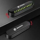 Автомобильный временный стоп-сигнал, парковочная карточка, табличка с номером телефона для Skoda Octavia A5 A7 RS Fabia, превосходные аксессуары