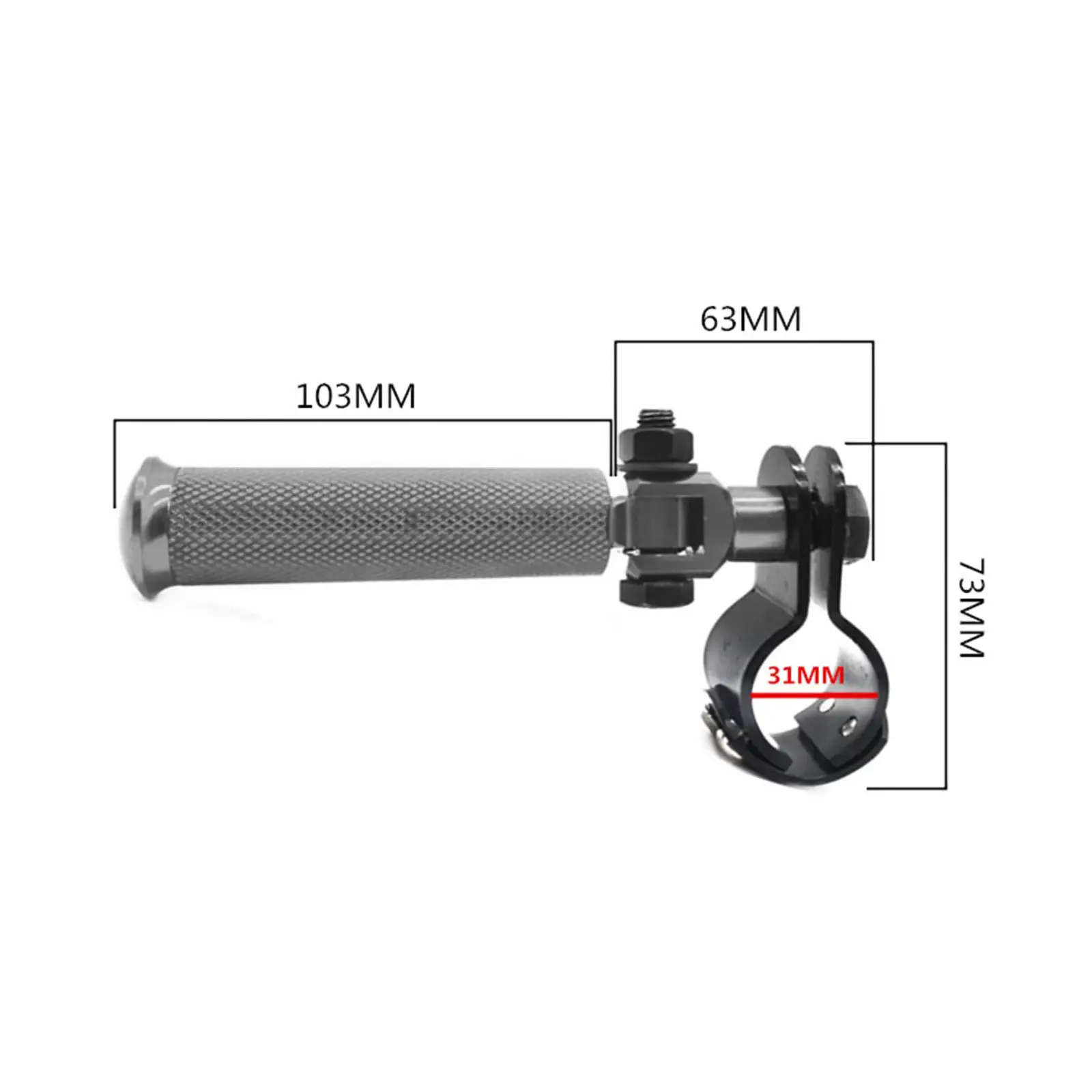 Universal Motorcycle Folding Rear Seat Footrest Pedals Accessory Alloy Electric Scooter Bike Modified Flat Footpegs for Niu