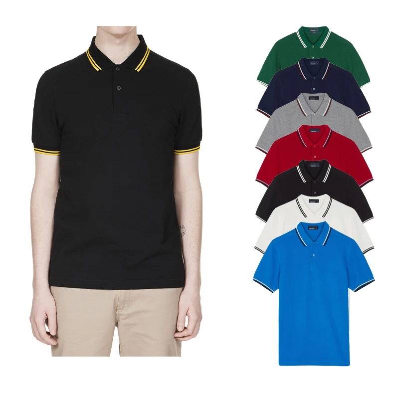 

Рубашка-поло мужская с вышивкой пшеницы, Повседневная Уличная одежда с короткими рукавами, из 100% хлопка, лето