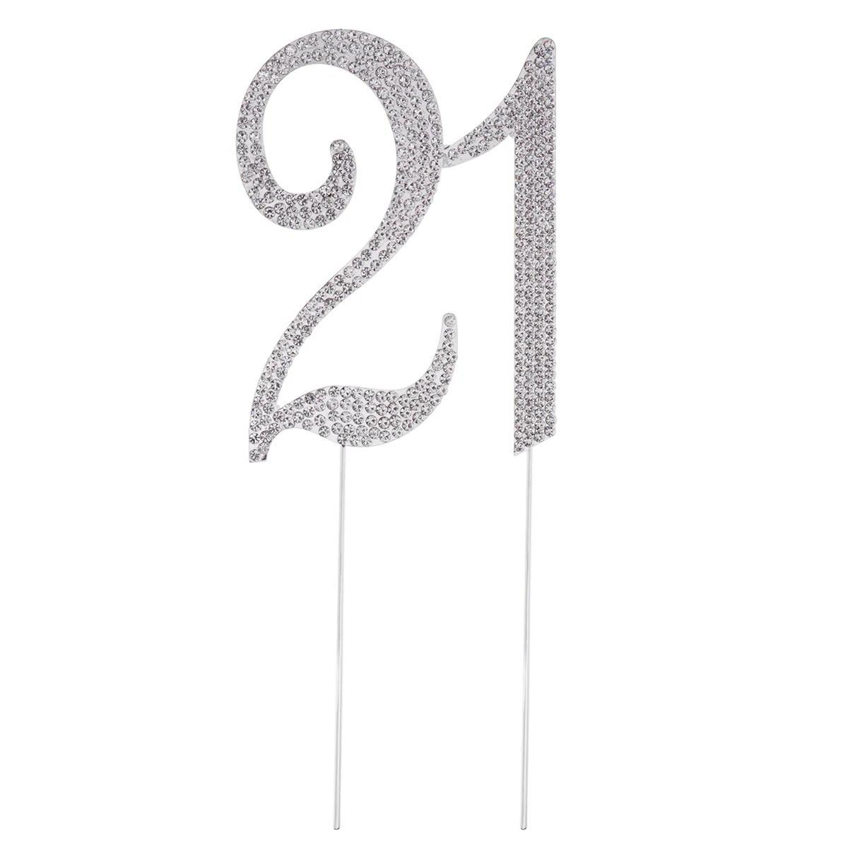 

21 Cake Cakey Letter Cake Decorating Birthday Party Favors Cupcake 21 Number Crystal