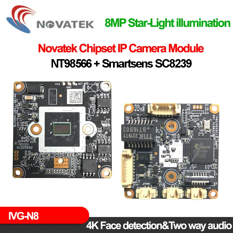 

Xm 4K Digital Camera Board Smartsens Sc8239 Novatek Nt98566 Webcam 8Mp 3840*2160 Face Detection Onvif Icsee Security Protection