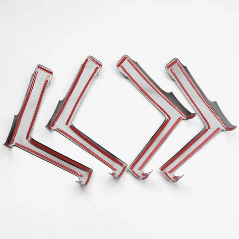 For 4Runner 2010-2019 Car Accessories Door Side Armrest Strip Cover Trim ABS 4PCS |
