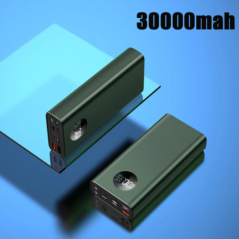 

Внешний аккумулятор с 2-мя USB-портами, 30000 мАч