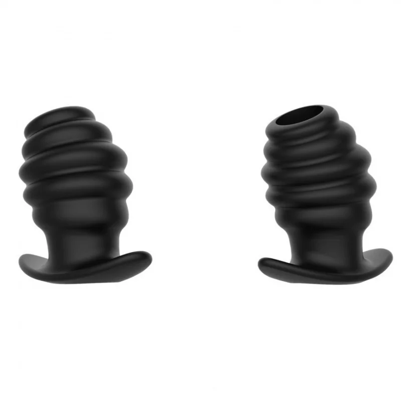 Силиконовая Анальная пробка с полой нитью чистка клизмы хризантемы вагинальное