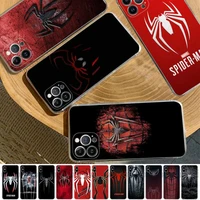 disney spiderman phone case for iphone 14 11 12 13 mini pro xs max cover 6 7 8 plus x xr se 2020 funda shell