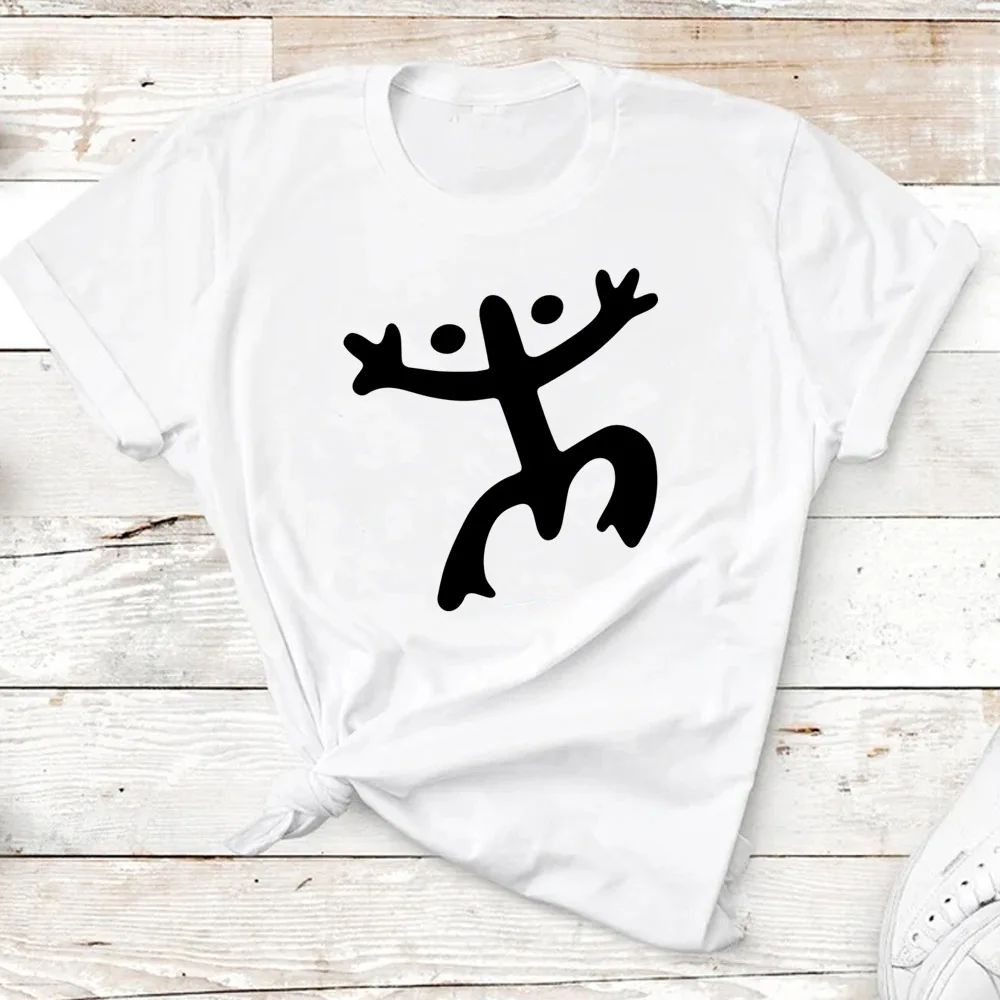 Топ Пуэрто-Рико женская дизайнерская футболка с мангой в стиле Харадзюку уличная