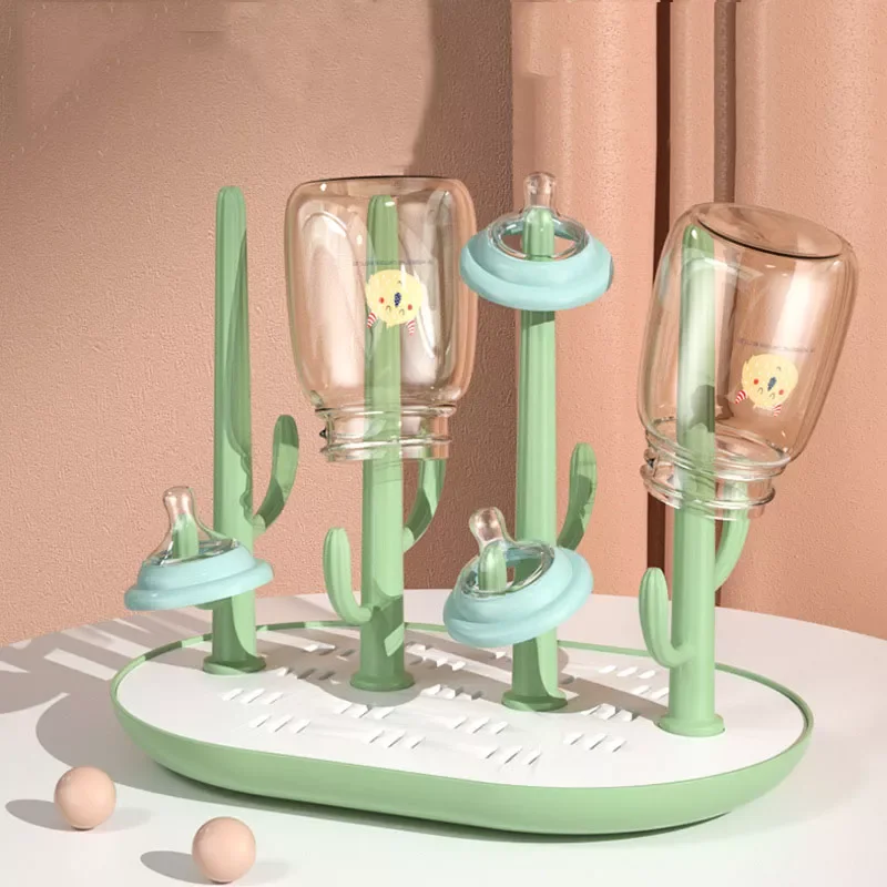 Baby Bottle Drying Rack Solid Color Baby Feeding Bottle Drain Rack Baby Bottle Holder Feeding Stuff