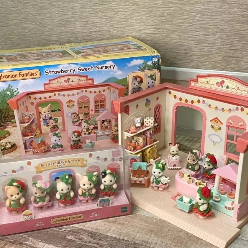 Милые Сильванские семейства клубничная переодевание кукла ограниченная серия