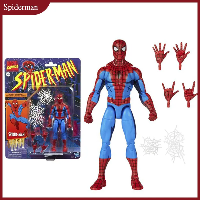 

Экшн-фигурка Marvel Legends Spiderman 6 дюймов, копия фотостатуи, Модель Куклы Фигурки Человека-паука
