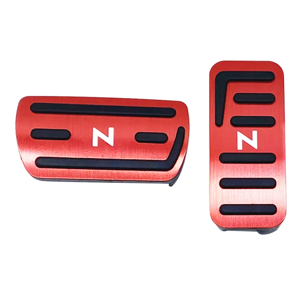 

Red Gas Accelerator Pedal and Break Pedal Cover Non-Slip for Honda N-BOX N-VAN N-WGN N-ONE JF JH JG JJ