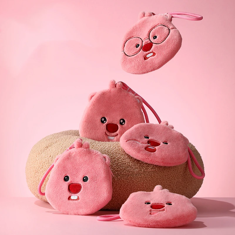 

Kawaii Loopy Anime Hobby Cartoon Pink Plush Coin Purse Girls Go-Out Storage Bag Give Gifts To Girlfriend