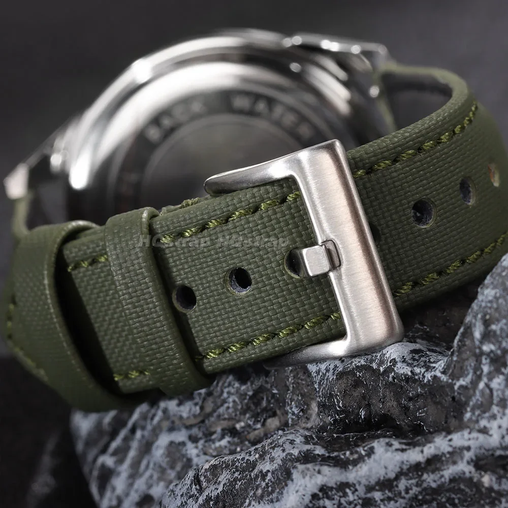 Нейлоновый ремешок из парусной ткани 20 мм 22 быстросъемный для часов Seiko for Omega Divers