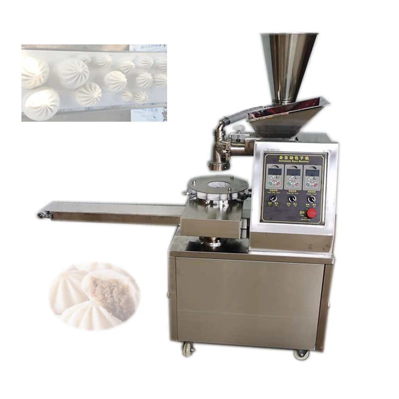 

Commercial Automatic Steamed Stuffing Bun Machine Stuffed Bun Maker Momo Baozi Filling Making Machine for Canteens