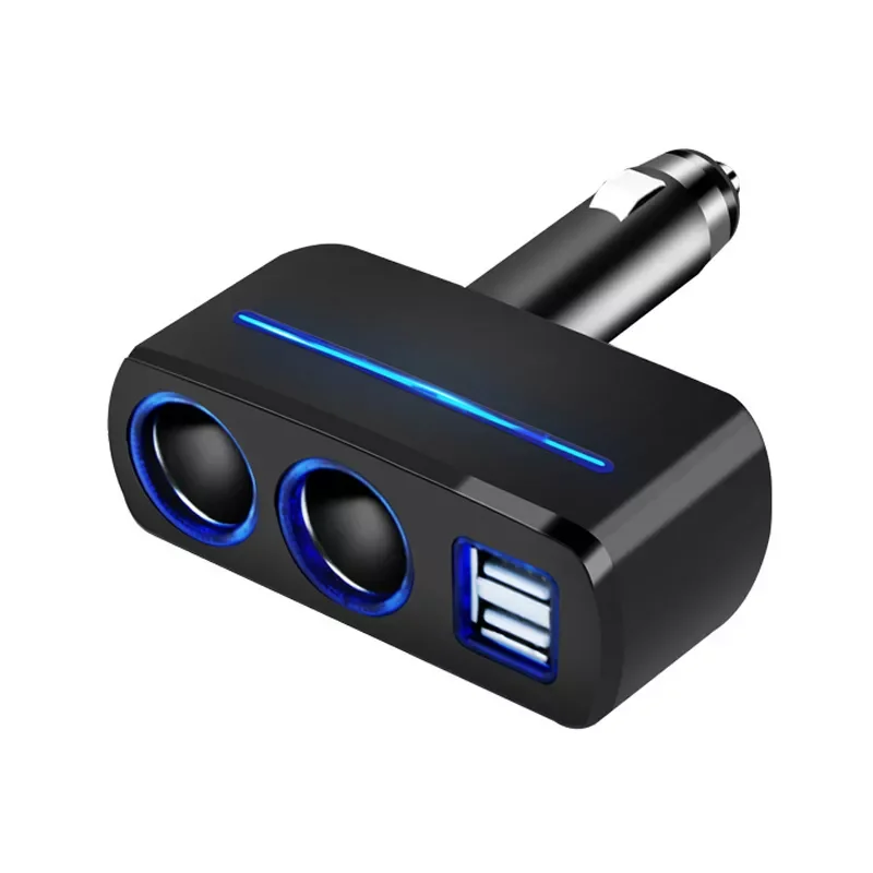 

New Arrival 12-24V Universal Car Auto Cigarette Lighter Dual USB Charger socket power adapter 2.1A/1.0A 80W Splitter Charger