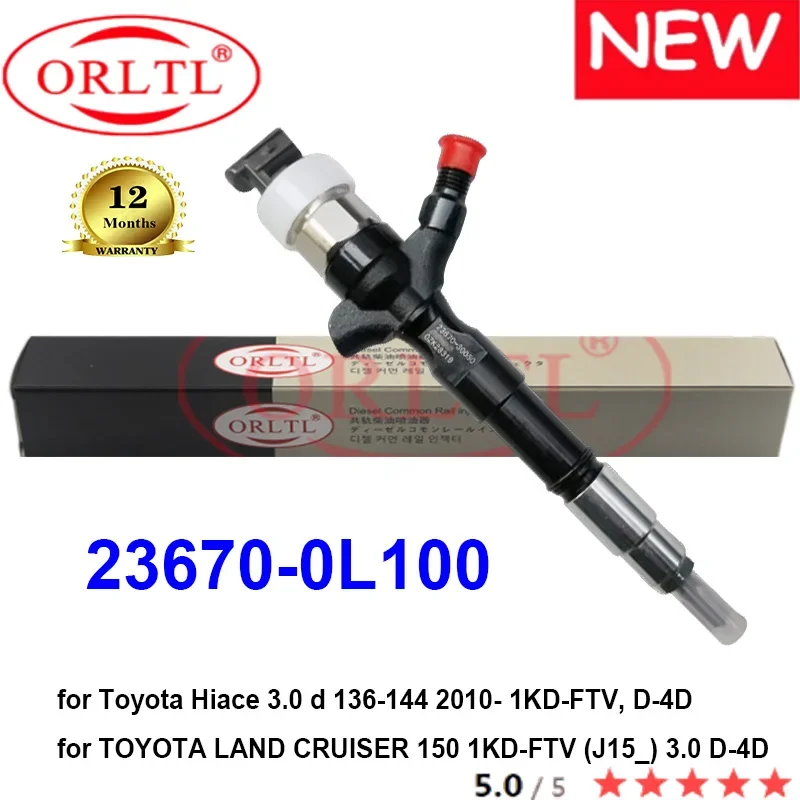 Новый инжектор общей топливной системы 23670-0L100 23670 0L100 236700L100 для Toyota Hilux 1KD 2KD 2 5 D 3.0D