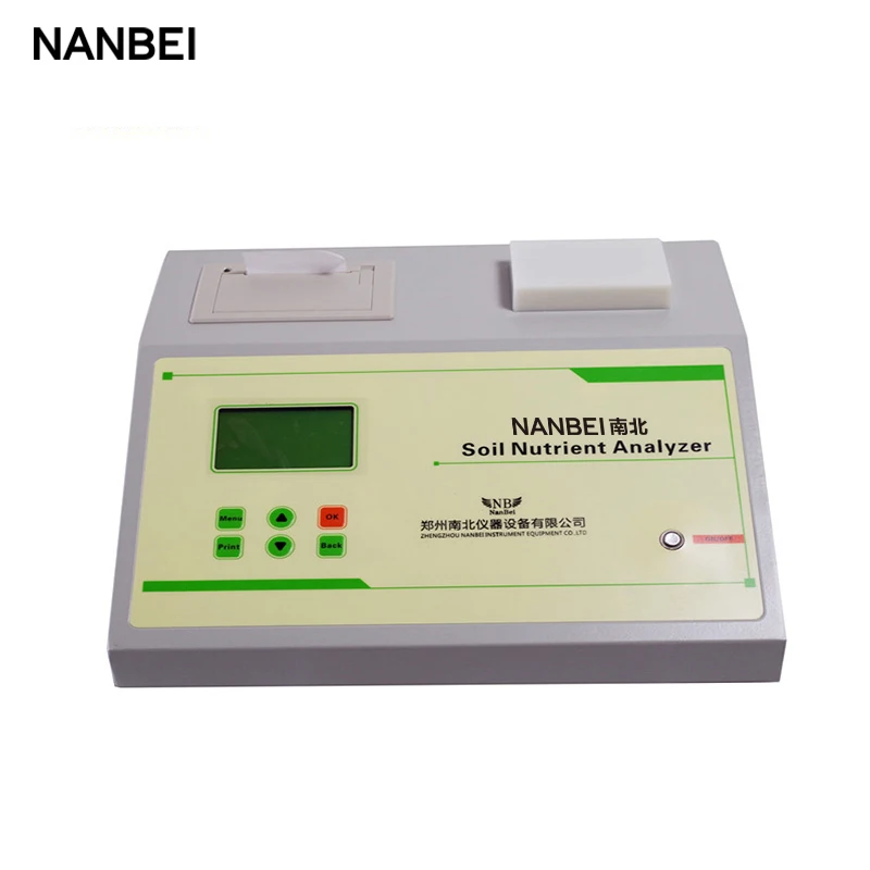 

Soil nutrient analyzer with crops fertilization guidance