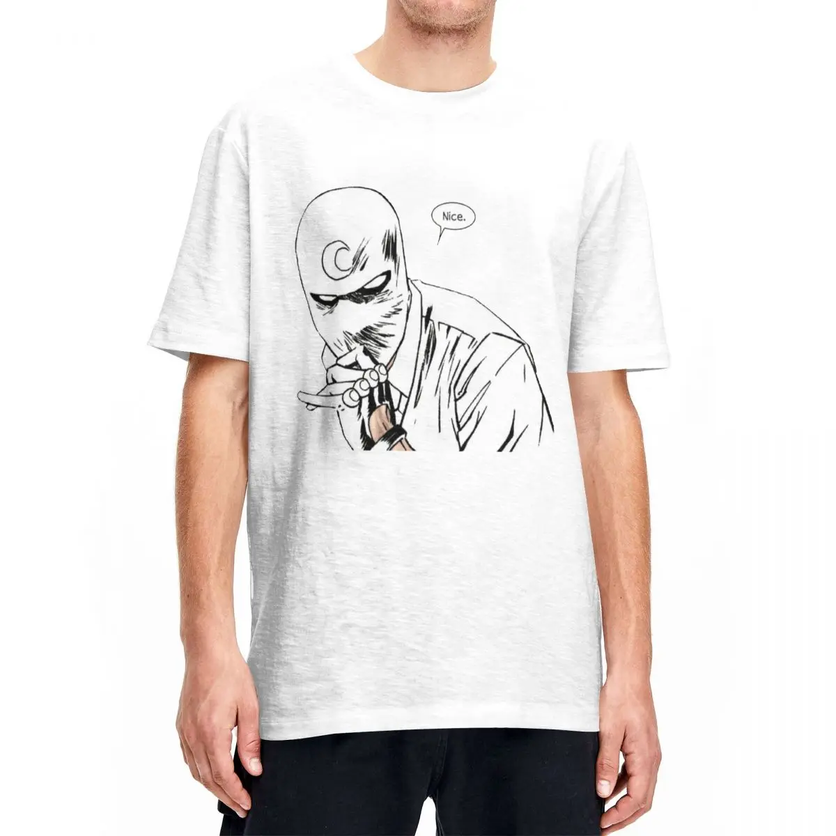 Мужские и женские футболки Moon Knight красивая модная футболка из 100% хлопка женская