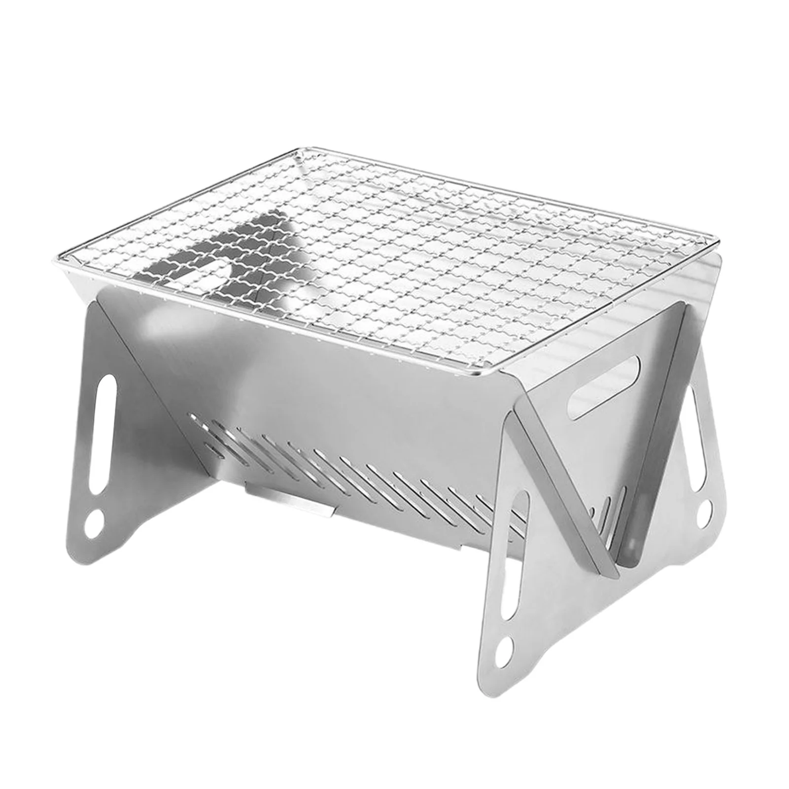 

Складной гриль для барбекю на древесном угле, складной гриль с угольной сеткой, аксессуары для барбекю, инструмент для кемпинга