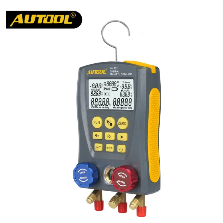 

AUTOOL Car Air Conditioning Refrigerant Meter LM120 Air Conditioning Liquid Adding Car Air Conditioning Digital Fluoride Meter