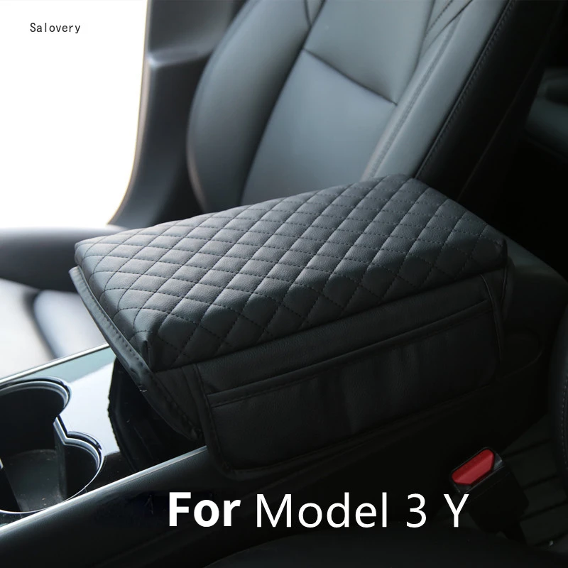 

Новинка, автомобильные аксессуары для 2017-2021 Tesla Model 3 Y, чехол для подлокотника из пены с эффектом памяти, подлокотник, Аксессуары для модифика...