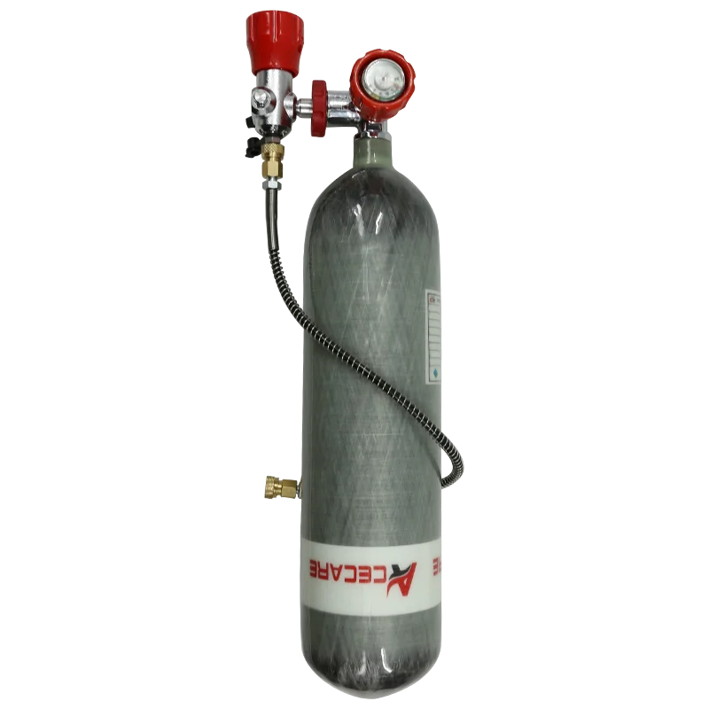 

ACECARE 2L/3L/6.8L Compressed HPA Air Tank Scuba 4500Psi 300Bar With Valves Set For Diving